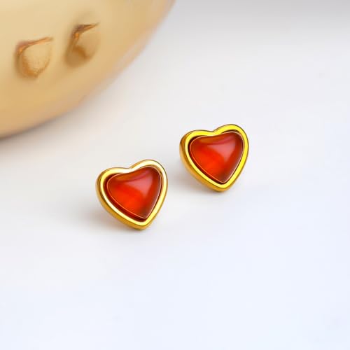 Image of Rubans Demi Fine Stainless Steel Stud Earrings Daily Gift for Women & Girls
