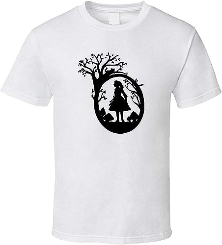 Alice Im Wunderland Rahmen Men's T-Shirt White T-Shirts & Hemden(Small) für 22,79 EUR bei Amazon Bild: Alice Im Wunderland Rahmen Men's T-Shirt White T-Shirts & Hemden(Small) für 22,79 EUR bei Amazon