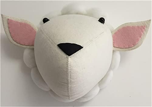 Amazon Fwjsdpz 象のキリン動物の頭の壁掛け装飾のぶら下がり壁画ぬいぐるみホームルームの庭の芸術装飾 Color Sheep ウォールステッカー オンライン通販