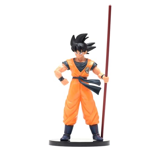 Image of Daiyamondo Premium Anime Action Figure- Unlease The Power of Highly Detailed Collectible with Dynamic Pose (Goku with Stick)(16cm Height)