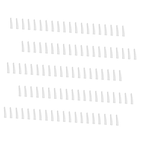 KONTONTY 200pcs Nipper Cover Set for Manicure Pedicure Tools Stainless Steel Tweezers Nipper Cover Protective Sleeve Silicone Nipper Tip Sleeve Anti-slip Replacement Covers