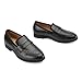 Meijiana Boys Shoes - Black Leather Pull-On Dress Shoes for Boys, Fashion Casual Rubber Low-Heels Ideal for Wedding, Party or Formal Indoor Events - Versatile Boys Dress Shoes, Black-01, 2 US