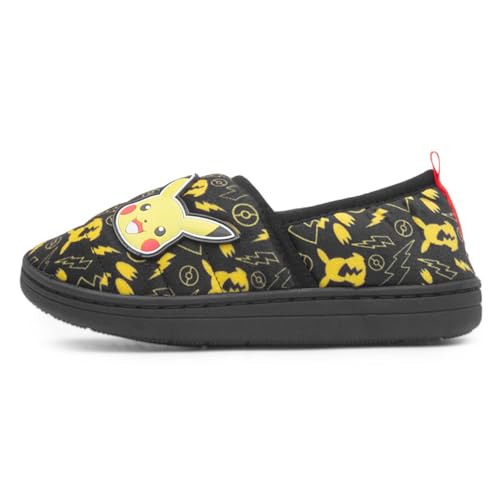 Chaussons Pokemon Pikachu pour enfants - Pantoufles de maison chaudes et rembourrées