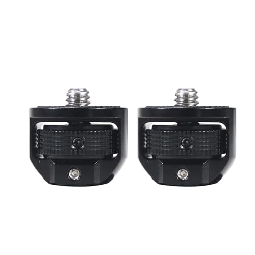 ݊܂ GoPro 13AInsta360ADJI ActionɑΉ - 360°] 1/4C` IX-X JϊlWA_v^[ Or{[wbhuPbg 2(Black)