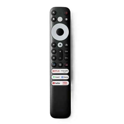 Image of Replacement Remote Control for TCL Smart TV (Non-Voice) - Compatible with TCL LED, UHD & Android TVs | Dedicated ZEE5, Netlix & Prine Video Hotkeys | Check Model Compatibility Before-Buying