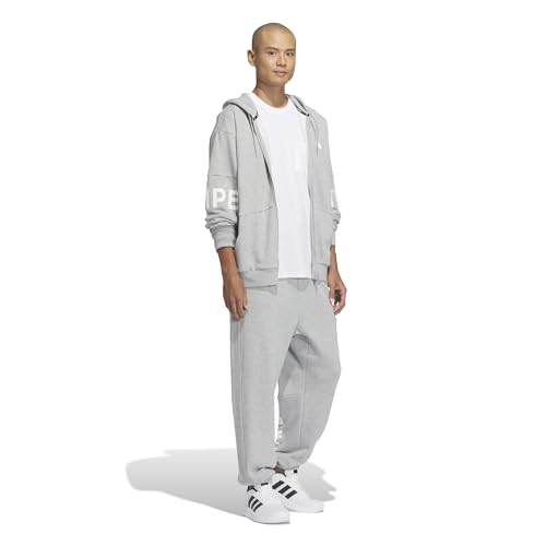 adidas ESS+ 3ストライプス スウェットフルジップパーカー / ES+ 3S FT FZ HD の商品画像 1