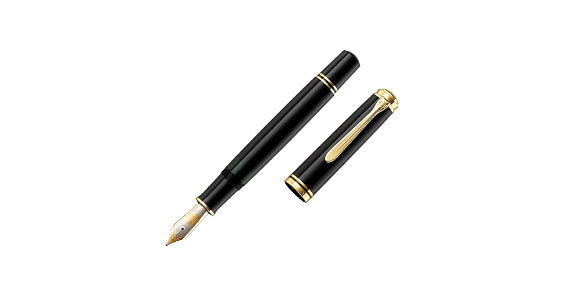 ペリカン万年筆　スーべレーンM600 F スワンロゴ付き万年筆 黒 Amazon | ペリカン 万年筆 EF 極細字 黒 スーベレーン M600 正規