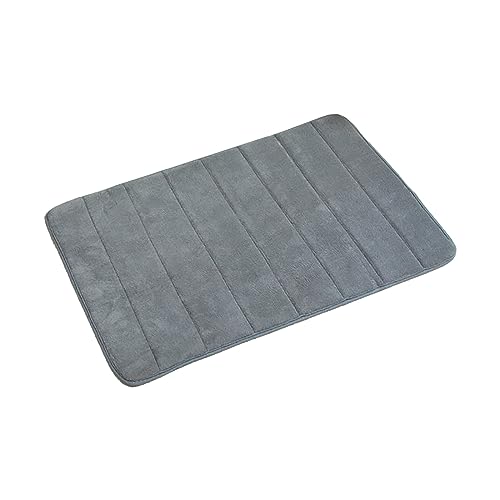 Tapis de bain en mousse à mémoire de forme doux et antidérapant pour salle de bain, chambre à coucher, douche, décoration confortable, absorbant l'eau,...