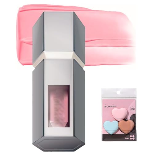 Aztk Blush Rubor Líquido Jelly Color JC04, Rubor Mushroom Head 2025 Rubores 2 En 1 En Varita De Belleza Para Contorno, Líquido Resistente Al Agua Con Miniborla Para Polvos(JC01 Sakura Jelly)