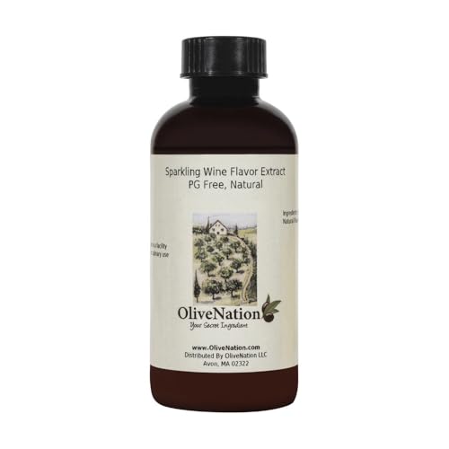 OliveNation Sparkling Wine Flavor Extract PG Free, Natural - 32 f...