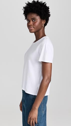 perfectwhitetee Women's Harley Cotton Boxy Crew Tee4