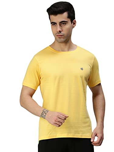 Image of ONN Men's Half Sleeves Round Neck 100% Cotton T-Shirt