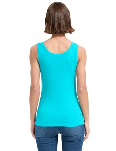 Image of 100% Merino Wool Tank Top for Women, Scoop Neck, Active Lightweight Breathable Undershirt, No-Odor Base Layer