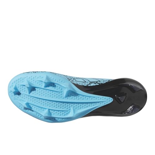 Image of Adidas Men's Adizero Electric Football Cleats, Bright Cyan /Black /Bright Cyan, 7 Medium