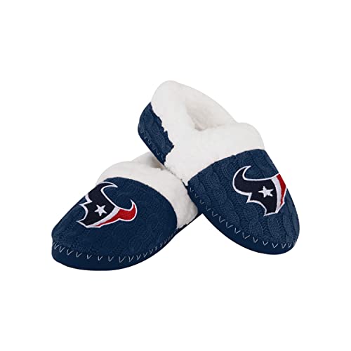 Image of FOCO Womens NFL Team Color Moccasin Slippers | Casual Slippers