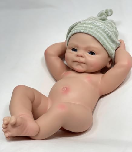 Muñeca Reborn Realista de Silicona 16 Pulgadas miniatura 4