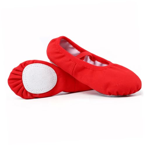 TOPPERFUN Zapatillas de Ballet con Blanda Antideslizante para Mujer y Niña Diseño Elástico sin Cordones Ligeras y Transpirables para Yoga Moderna y Práctica de Baile