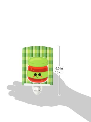 Lámpara de mesa de noche de cerámica multicolor 6x4x3 miniatura 3