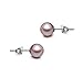 Produktbild Unendlich U Fashion 925 Sterling Silver 9mm Freshwater Lavender 8-9mm mit Perle Ohrringe Ohrstecker Earrings Ohrklemme Ohrschmuck für tagtäglich/Party/Hochzeit