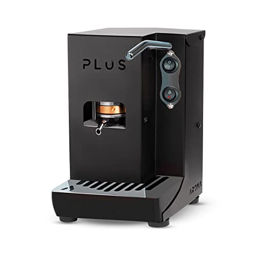 La Bevanda Del Re Macchina Da Caffè A Cialde ESE 44MM AROMA PLUS, 50 Cialde OMAGGIO - MonoBlack (Nero/Acciaio)