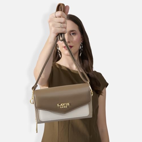 Image of Lavie Luxe Women's Colorblock Sally26 Crossbody Sling Bag | Ladies Purse Handbag | Gift for Women