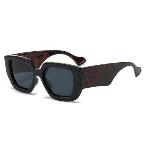 Lunettes de soleil carrées rétro pour femmes et hommes de luxe