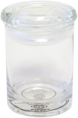 JUST FUNKY Airtight Clear Glass Jar 6oz Storage Container with Lid image 4