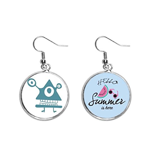 Pendientes de sandía y alien cíclope para tus festivales de verano