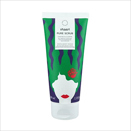 GOMMAGE CUIR CHEVELU SHAERI Pure Scrub - Gommage Cheveux à l’Aloe Vera Bio - Cuir Chevelu Normal, Sensible - Purifie, Assainit et Nettoie les Pellicules - 98% Naturel, Vegan, Made in France Cover