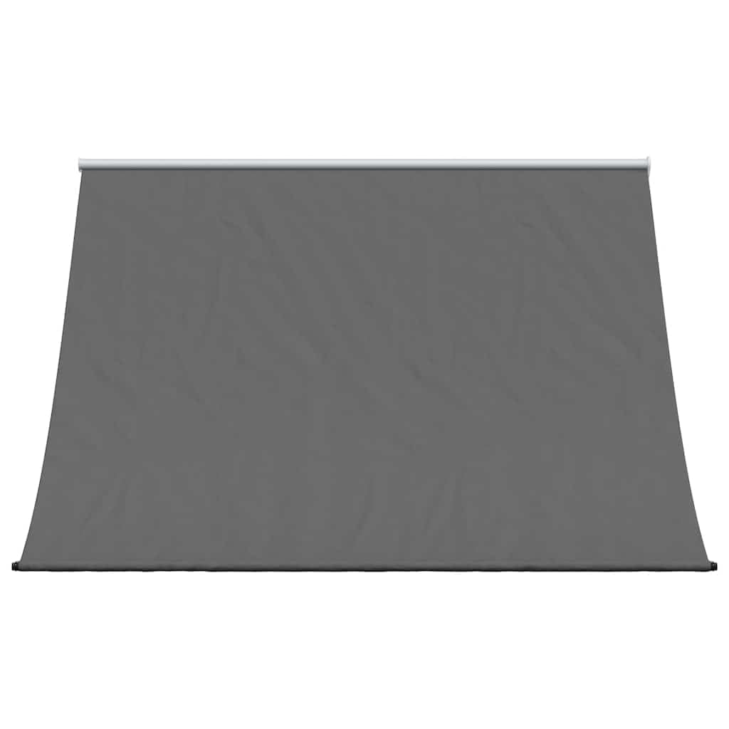 Markise einziehbar Anthrazit 250x150 cm - Manuelle Seilzug Außenmarkise aus Polyester-Stoff und robustem Stahl-Rahmen - Wandmarkise Sichtschutz für Terrasse Balkon Garten Veranda