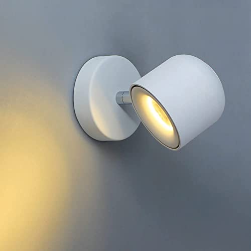 Iluminador de ángulo ajustable WQHPLMD con acabado negro premium de 7W 5