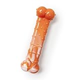Nylabone Limited Edition 70th Birthday Textured Bone Power Chew Toy for Dogs, Durable & Tough Dog Toys for Aggressive Chewers, Roasted Chicken Flavor, Medium Dogs - Up to 35 lbs (1 Count)