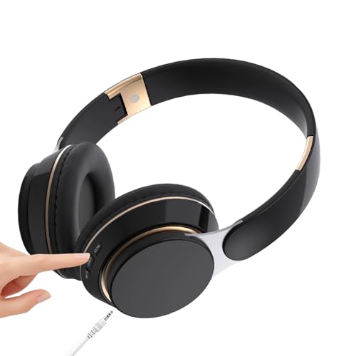 Casques audio sans fil pliables pour les jeux sur ordinateur et téléphone