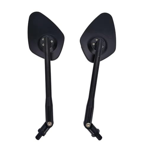 Espejos retrovisores de manillar universales de 8mm y 10mm para moto y electromóvil 2 uds 6