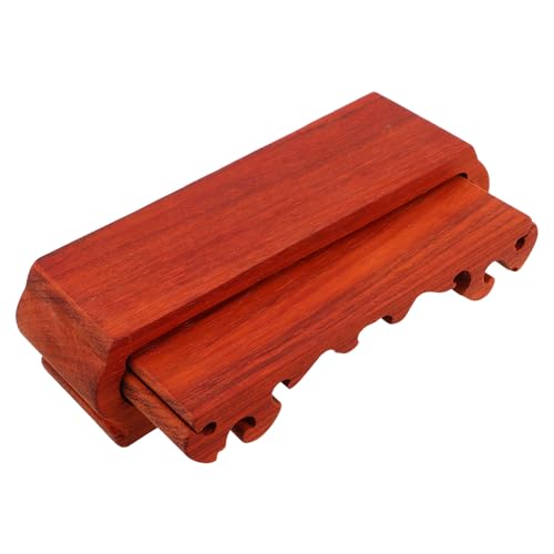 TOYANDONA Soporte de Exhibición de Madera Grande para Bonsáis y Piedras Base Rectangular Desmontable para Jarrones Pedestal Oriental Resistente para Decoración del Hogar y Manualidades