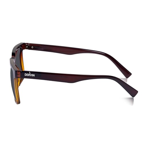 Image of Dervin Square Polarized UV Protected Sunglasses for Men and Women