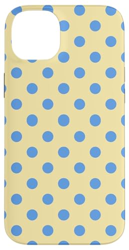 Polka Dot Blue and Yellow Polkadots �X�}�z�P�[�X iPhone 14 Plus �p