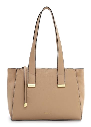 Tamaris sac shopper Galina Sand marron au design épuré et finitions premium