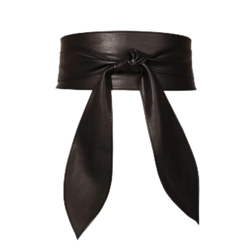 Belts Stylish Knot Design Wrap Around Belt, Versatile Accessories for Outfits, 95.27 * 3.74inch, Black, 1 Piece