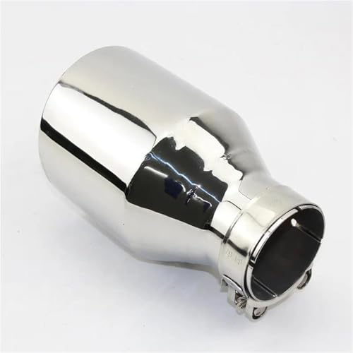 Silenciador escape automóvil deportivo de acero inoxidable con salida de 114mm