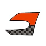 HDX Vinyl Adhesive Sticker Fender Side Section Scuttles Lamp Pattern Cover Trim Compatible for Mini Cooper ONE S JCW F55 Hardtop F56 Hatchback (NF007)