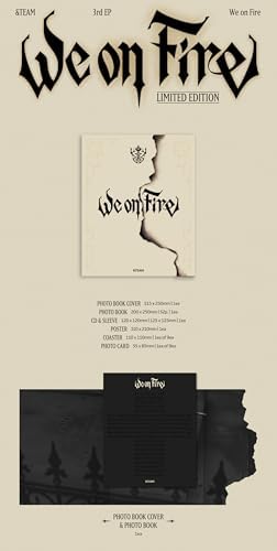 (Limited Version) &TEAM We on Fire 3rd EP Album with Tracking - 1