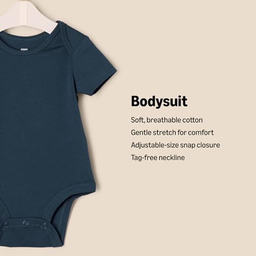 Amazon Essentials x Sofia Grainge Unisex Babies' Short Sleeve Crewneck Bodysuit, Pack of 32