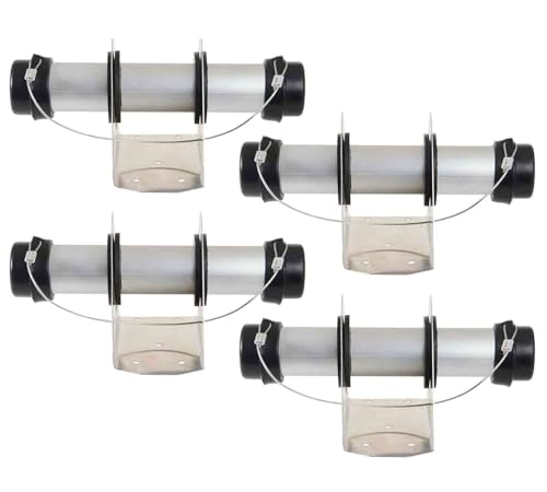 Mytee Products (4 Pack) Trailer Document Holder Registration Card Box Insurance Aluminum 5-3/4