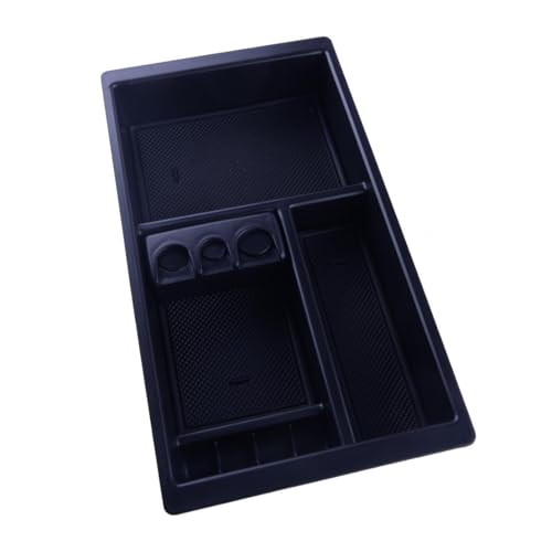 beler Black Center Console Organizer Tray Glove Box Compatible for Ford F250 F350 Super Duty 2011-2016