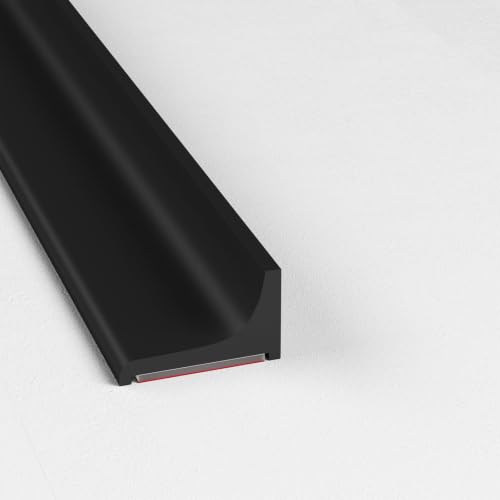 Image of Kitchen Sink Splash Guard and Bathtub Water Barrier, 39 in, Black