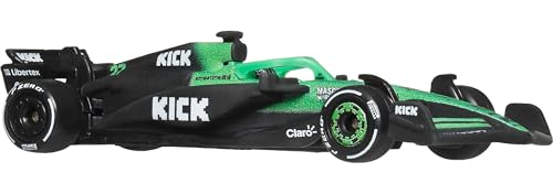 Image of Hot Wheels 1:64 Scale Premium Race Team Sauber - Driver 1 Die-Cast Formula 1 Collectible Toy Race Car with Real Riders Tires & Metal /Metal Body & Chassis