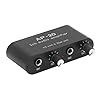 Independent Dual Channel Sound Preamplifier, 1/4in 6.35mm 0 to 20dB Gain Amplifier for Mic and Instrument, DC 5V to 12V Powered with Balanced Input Support #4