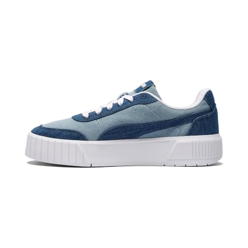 PUMA Womens Carina Mia Denim Sneakers Shoes Casual - Blue3