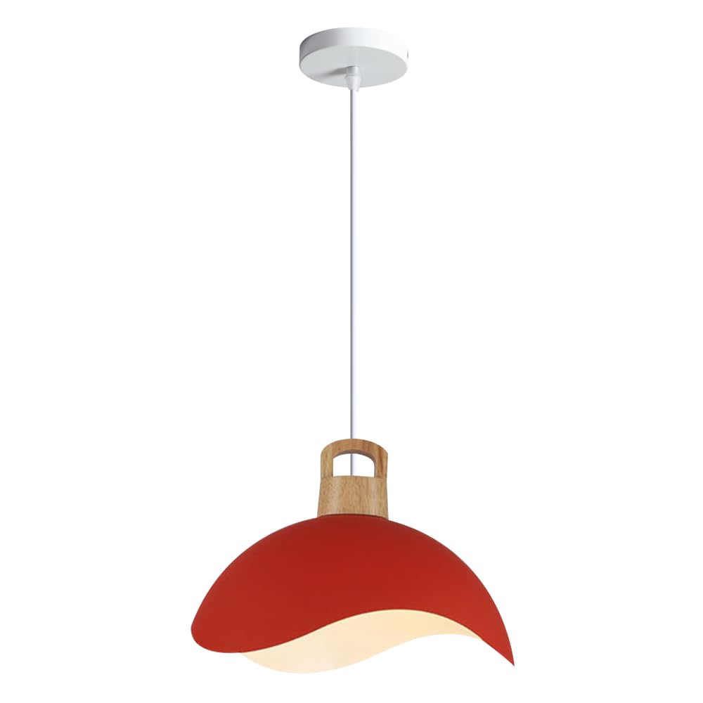 TTBDDDYH American Industrial Style Pendant Lamp, E26 Light Source Flush Mount Hanging Light, Single Head Ceiling Chandelier, Living Room Bedroom Balcony Decoration Light Fixtures